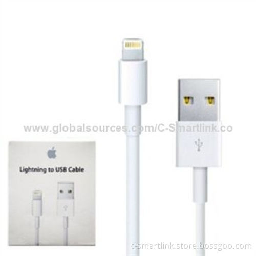 USB2.0 to Lightning Cable for iPhone with MFI, Available in White ColorNew